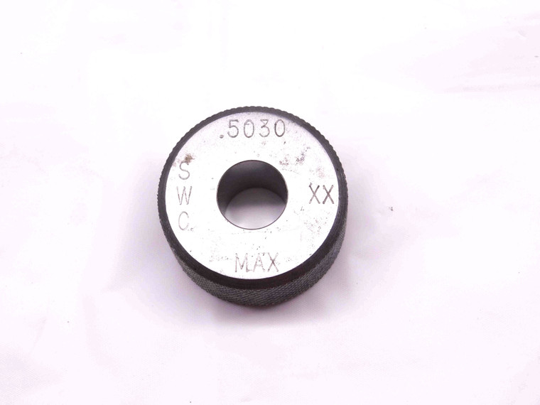 .5030 CL XX MASTER PLAIN BORE RING GAGE .5000 +.0030 OVERSIZE 1/2 12.776 mm .503 - DM1094BG5