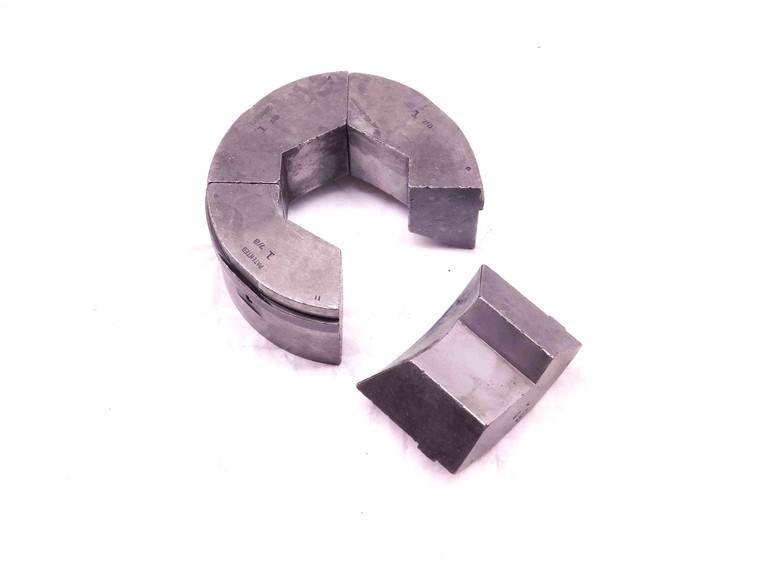 4pcs S-35 SMOOTH HEXAGON COLLET PADS 1-7/8" 1.875" MADE IN USA CNC MACHINIST - DM1129CT4