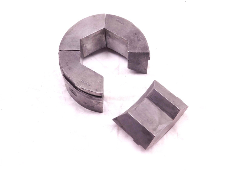 4pcs SET S-35 SMOOTH HEXAGON COLLET PADS 2-1/8" MADE IN USA CNC MACHINIST 2.125 - DM1130CT4