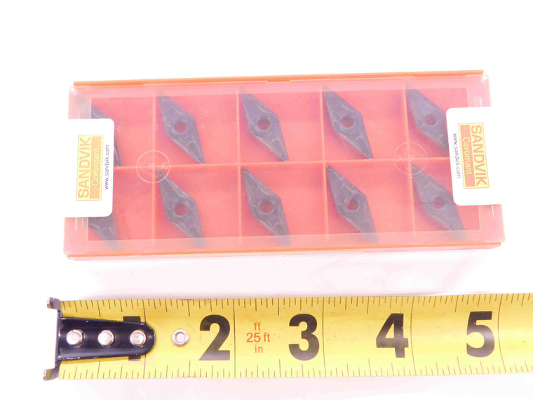 10pcs NEW SANDVIK VNMG 16 04 08-PM 4235 TiCN, Al2O3 & TiN CARBIDE INSERTS - EA0627BL5