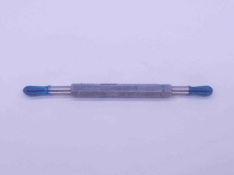 1 64 NC 3 THREAD PLUG GAGE #1 .073 .0730 GO NO GO P.D.'S = .0629 & .0643 UNC-3 - DW35646BX5