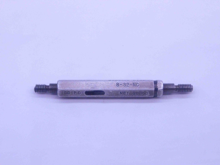 BUDGET 8 32 NC SPECIAL THREAD PLUG GAGE #8 .164 GO NO GO P.D.'S = .1445 & .1472 - DW35649BX5