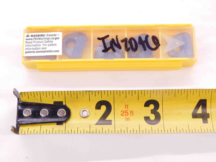 5pcs KENNAMETAL DPA13T5D50 KCU40 TiN & TiAlN CARBIDE GUIDE PAD DRILL INSERTS - EA0642BL5