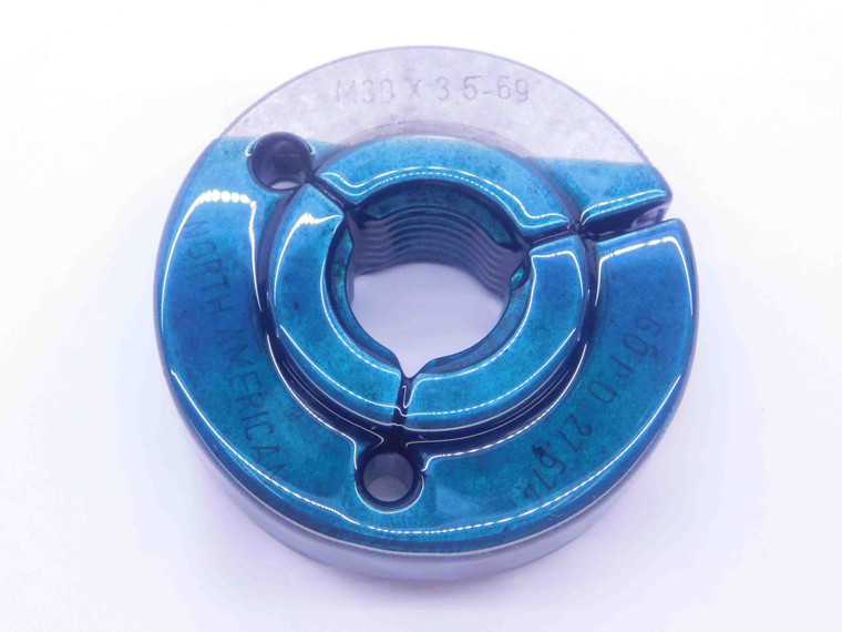 M30 X 3.5 6g METRIC THREAD RING GAGE 30 GO ONLY P.D. = 27.674 INSPECTION CHECK - DW35705BZ5