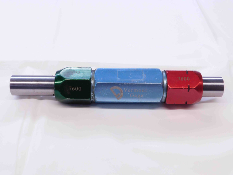 .7600 & .7800 CL Z PIN PLUG GAGE GO NO GO .7813 -.0013 25/32 20 mm .760 .780 - NS0001CT4