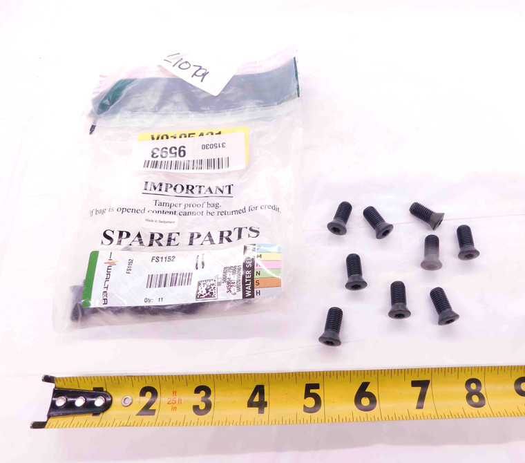 20pcs NEW WALTER FS1152 INDEXABLE INSERT SCREWS M8 X 1 THREAD T30 TORX PARTS - EA0668BL5