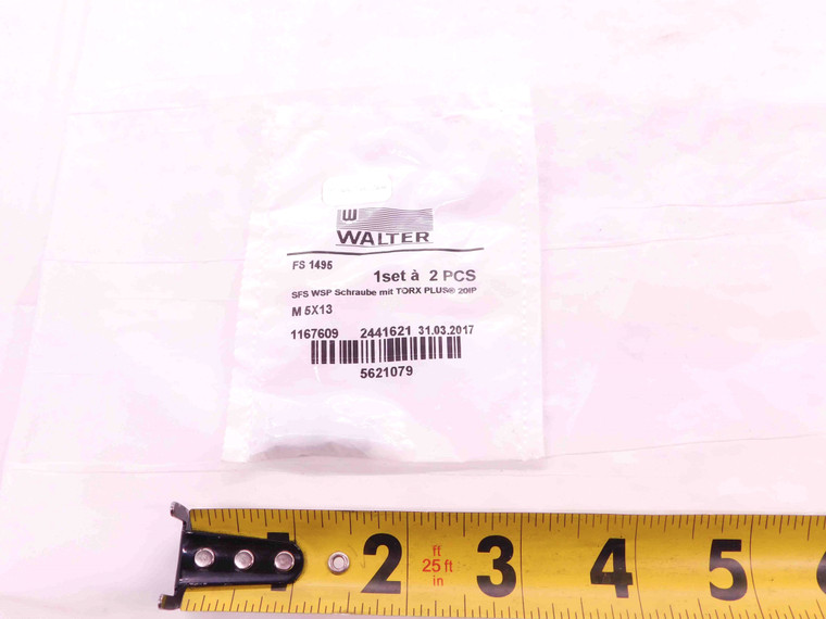 2pcs NEW WALTER FS 1495 INDEXABLE INSERT SCREWS M5 X 13 THREAD T20 SPARE PARTS - EA0672BL5