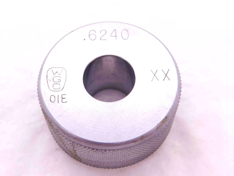 .6240 CLASS XX MASTER PLAIN BORE RING GAGE .6250 -.0010 UNDERSIZE 5/8 16 mm .624 - EA0695BR5