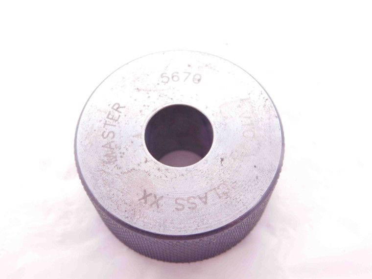 .5670 CL XX MASTER PLAIN BORE RING GAGE .5625 +.0045 9/16 14.402 mm .567 CHECK - EA0706BR5