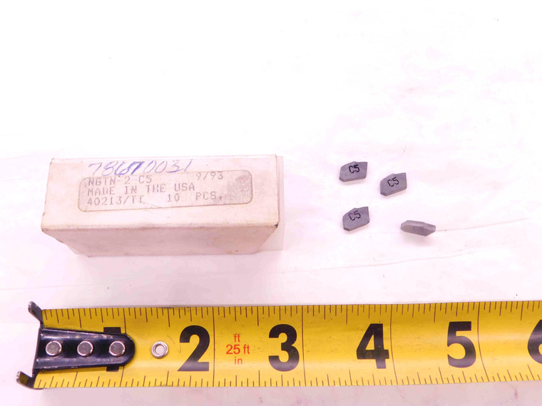 4pcs NEW NGTN-2 C5 CARBIDE CUTOFF / GROOVING INSERTS INDEXABLE MADE IN USA - EA0769CU4