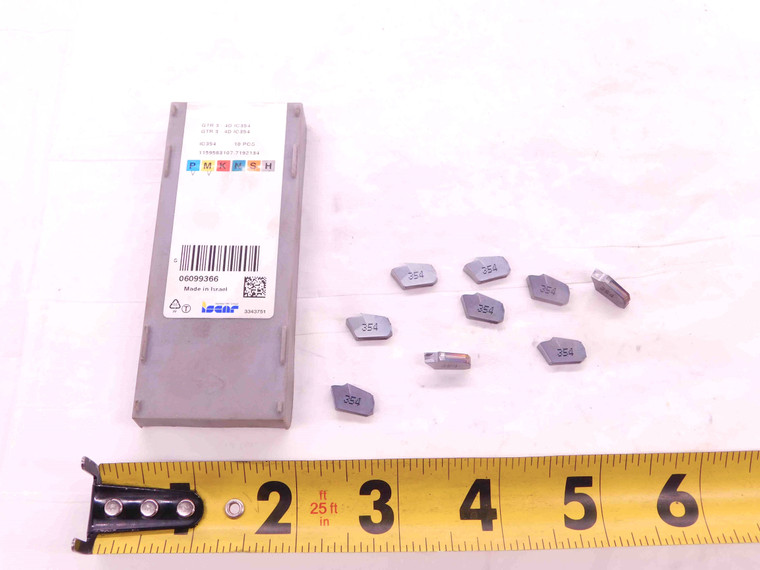 9pcs NEW ISCAR GTR-3-4D IC354 CARBIDE CUTOFF INSERTS SELF GRIP INDEXABLE - EA0775CU4