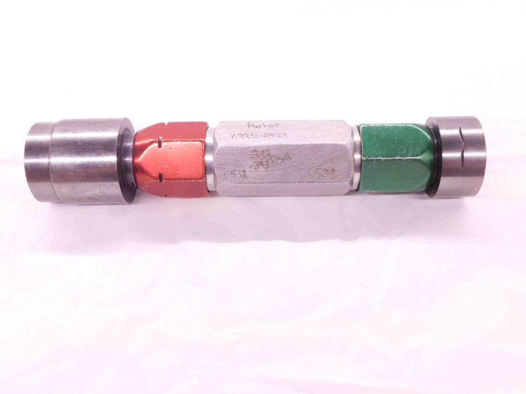 1.5080 & 1.5120 PIN PLUG GAGE GO NO GO 1.5156 -.0036 1 33/64 38.303 1.508 1.512 - EA0824CT4