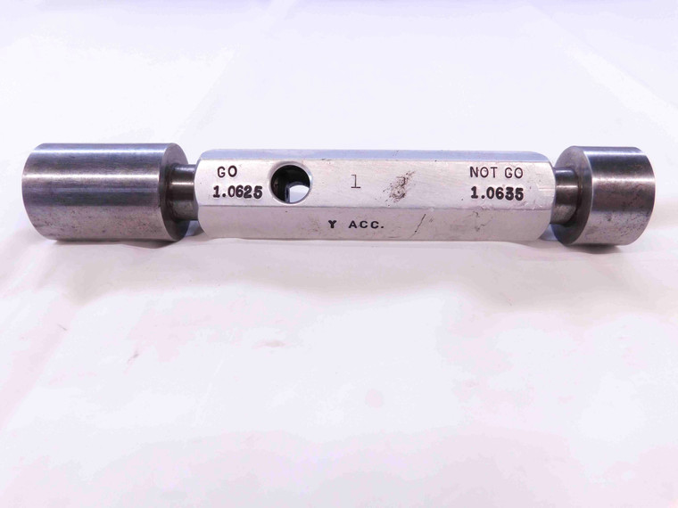 1.0625 & 1.0635 CLASS N PIN PLUG GAGE GO NO GO ONSIZE 1 1/16 27 mm Y ACC. C-I32 - NS0050CT4