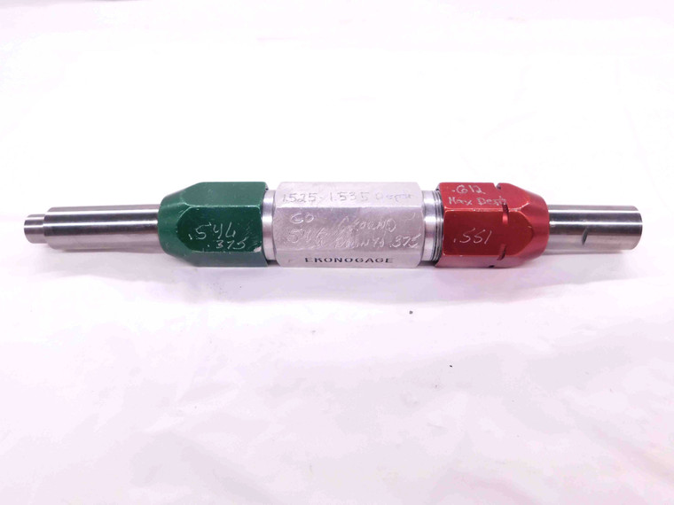 .5460 & .5510 PIN PLUG GAGE GO NO GO .5469 -.0009 35/64 14 mm .546 .551 CHECK - EA0909CT4