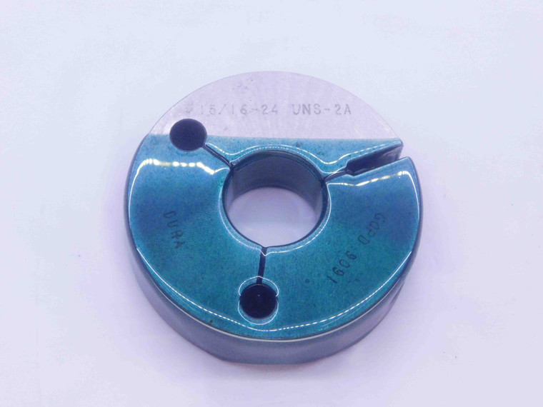 15/16 24 UNS 2A THREAD RING GAGE .9375 GO ONLY P.D. = .9091 INSPECTION CHECK - DW35762BX5