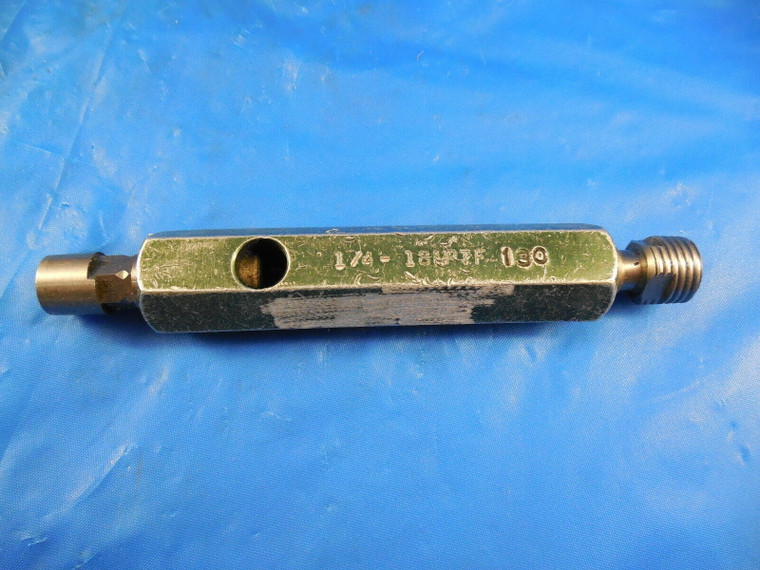 1/4 18 NPTF L1 3 STEP & 6 STEP PIPE THREAD PLUG GAGE .25 N.P.T.F. L-1 TOOLING