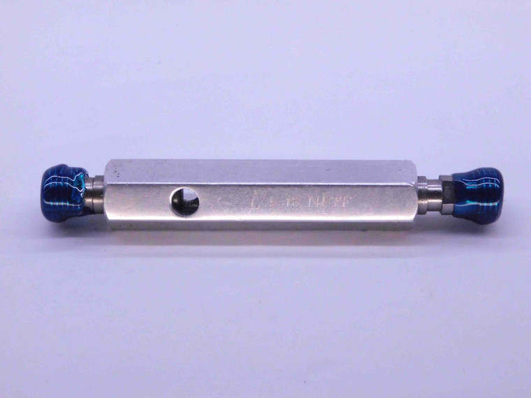 1/4 18 NPTF L1 & L3 PIPE THREAD PLUG GAGE .25 .250 .2500 3 STEP (L1) DRYSEAL - BL2561CC