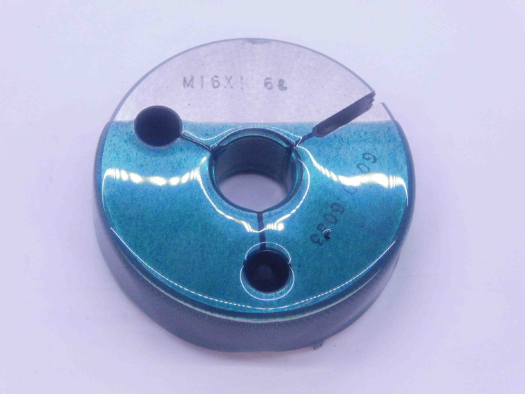 M16 X 1 6g METRIC THREAD RING GAGE 16 1.0 GO ONLY P.D. = 15.324 mm (.6033") - DW35793BX5