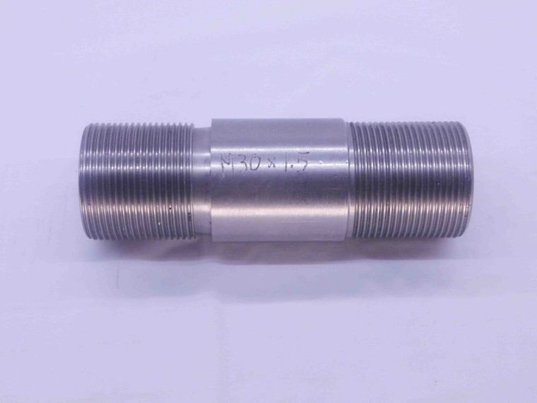 SHOP MADE M30 X 1.5 THREAD PLUG GAGE 30 METRIC GO AND NO GO INSPECTION CHECK - DW35898AJ5