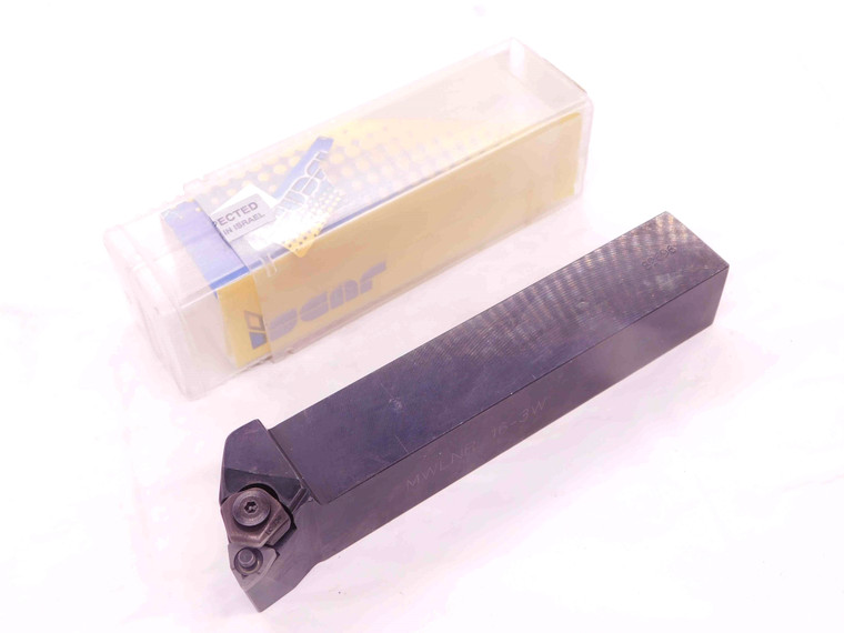 NEW ISCAR MWLNR 16-3W LATHE TURNING TOOL HOLDER 1" SHANK WN..33. INSERTS 6" OAL