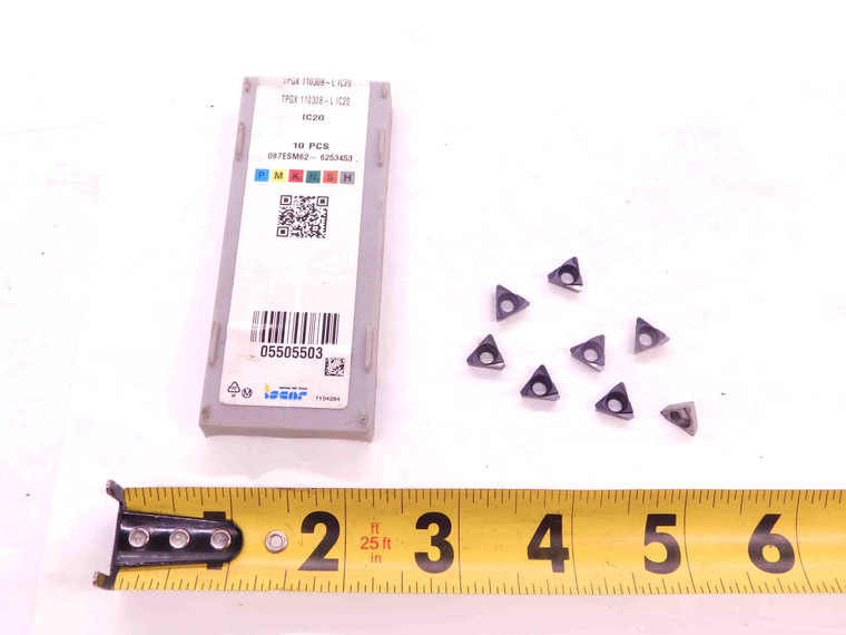 8pcs NEW ISCAR TPGX 110308-L IC20 CARBIDE TURNING INSERTS INDEXABLE TOOLING - EA1190BL5