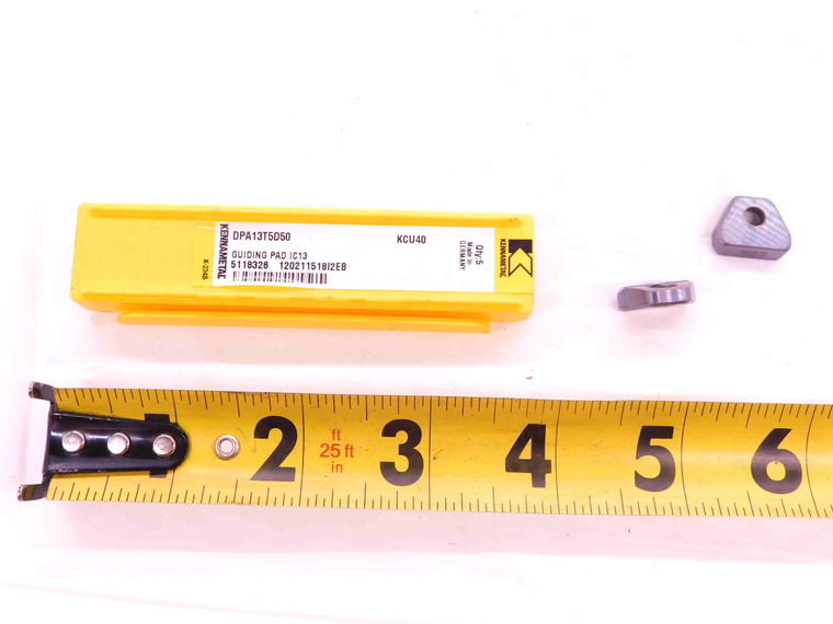 2pcs NEW KENNAMETAL DPA13T5D50 KCU40 TiN & TiAlN COATED CARBIDE DRILL INSERTS - EA1208BL5