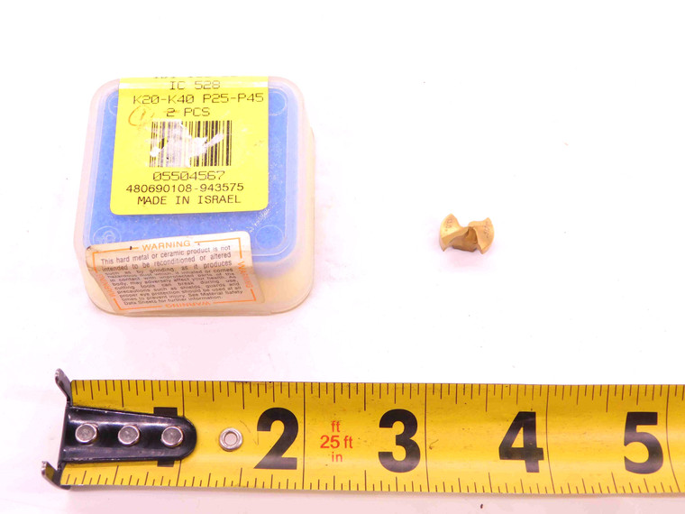 1pc NEW ISCAR IDI 0512-SG IC 528 TiN COATED CARBIDE REPLACEABLE DRILL TIP INSERT - EA1221BM5