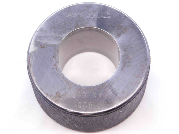 1.2491 CL XX MASTER PLAIN BORE RING GAGE 1.2500 -.0009 UNDERSIZE 1 1/4 31.727 mm - NS0358CTC