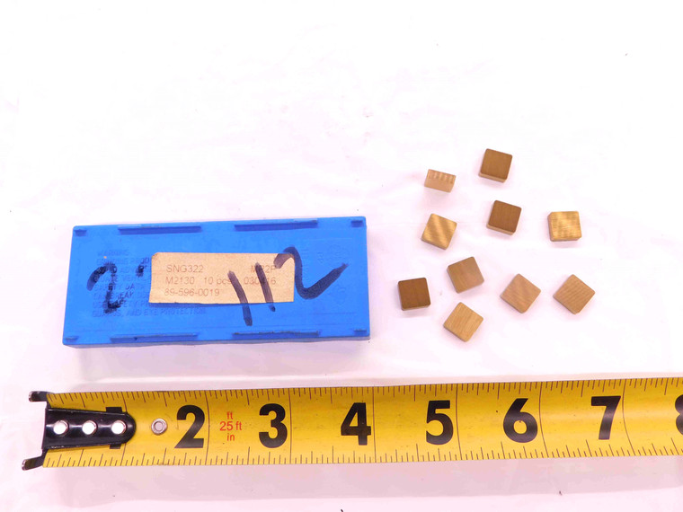 10pcs NEW SNG322 M2130 TiN COATED CARBIDE TURNING INSERTS FOR INDEXABLE TOOLING - EA1310AN5