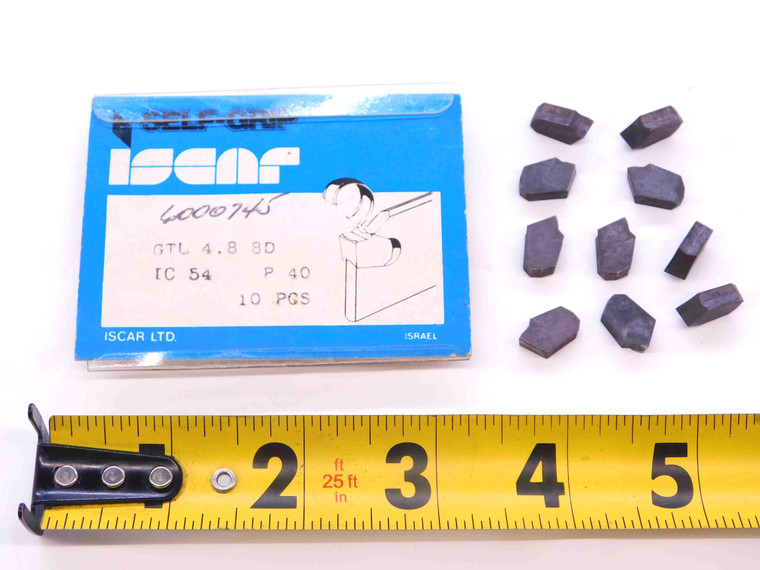 10pcs NEW ISCAR GTL 4.8 8D IC54 CARBIDE CUTOFF INSERTS FOR INDEXABLE TOOLING - NS0464BM5