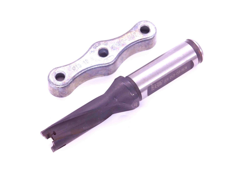 NEW ISCAR .531 - .547 OD INDEXABLE INSERT DRILL DCM 0531-159-063A 5/8 SHANK 2 FL