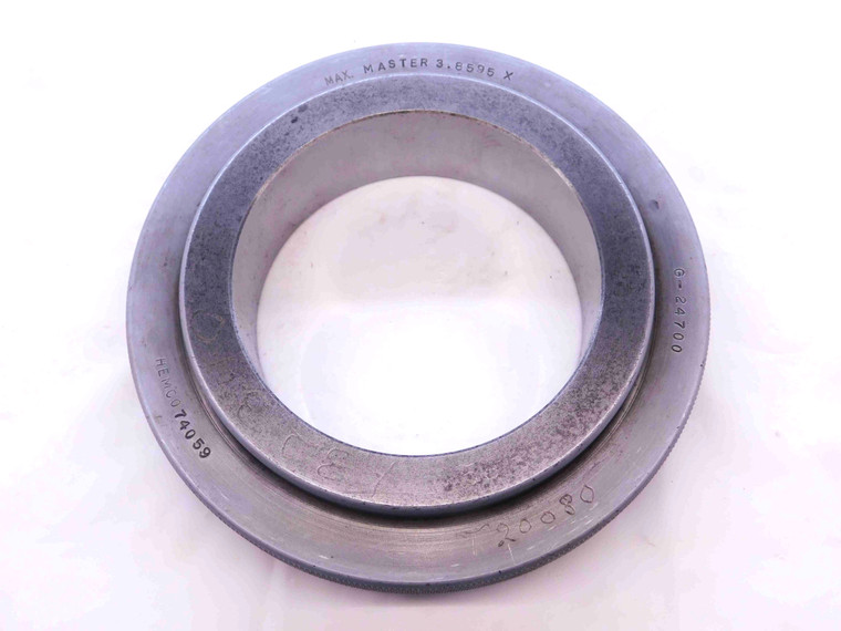 3.8595 CLASS X MASTER PLAIN BORE RING GAGE 3.8594 +.0001 UNDERSIZE 3 55/64 98 mm