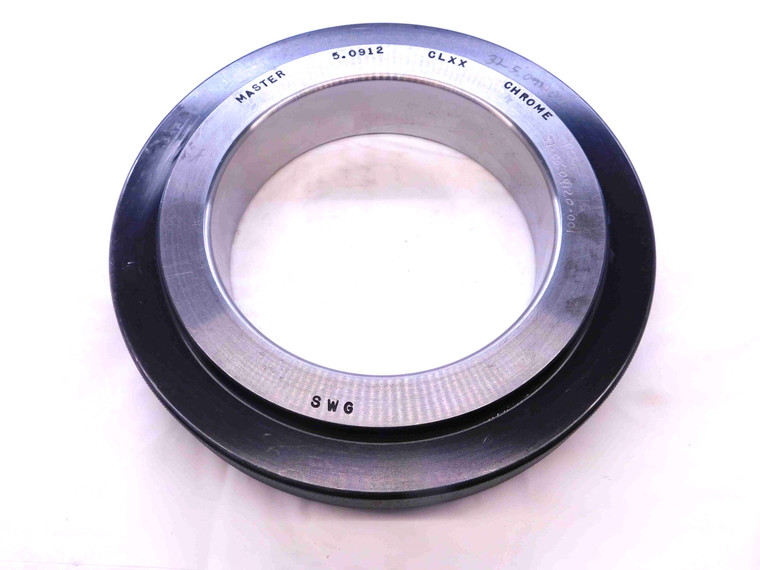 5.0912 CL XX MASTER PLAIN BORE RING GAGE 5.0938 -.0026 5 3/32 129.316 mm CHECK