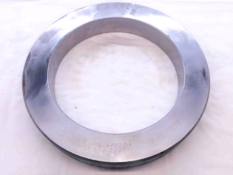 6.2503 CL X MASTER PLAIN BORE RING GAGE 6.2500 +.0003 OVERSIZE 6 1/4 158.758 mm