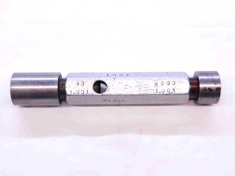 1.0010 & 1.0030 PIN PLUG GAGE GO NO GO 1.0000 +.0010 1.0 25.425 mm 1.001 1.003 - NS0673BX5