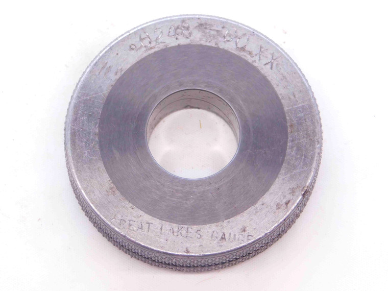 .6248 CL XX CARBIDE MASTER PLAIN BORE RING GAGE .6250 -.0002 UNDERSIZE 5/8 16 mm - NS0700SLW