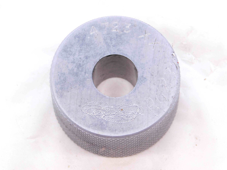 .4723 CLASS XX MASTER PLAIN BORE RING GAGE .4688 +.0035 OVERSIZE 15/32 12 mm - NS0735SLW