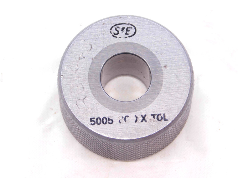 .5005 CL XX CARBIDE MASTER PLAIN BORE RING GAGE .5000 +.0005 1/2 12.713 mm CHECK - NS0767SLW