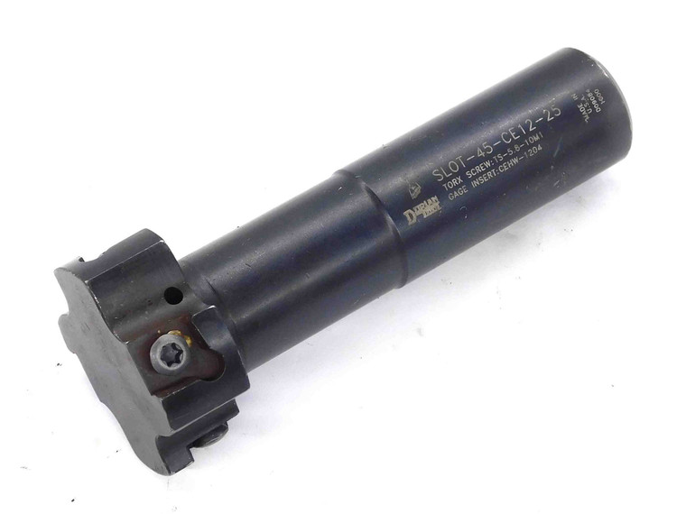 DORIAN 1 21/32 OD X 21/32W INDEXABLE T-SLOT MILLING CUTTER SLOT-45-CE12-25 - DM1628BU5