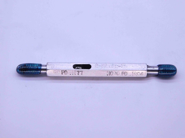 6 32 UNC 3B THREAD PLUG GAGE #6 .138 .1380 GO NO GO P.D.'S = .1177 & .1204 CHECK - BL2771BU