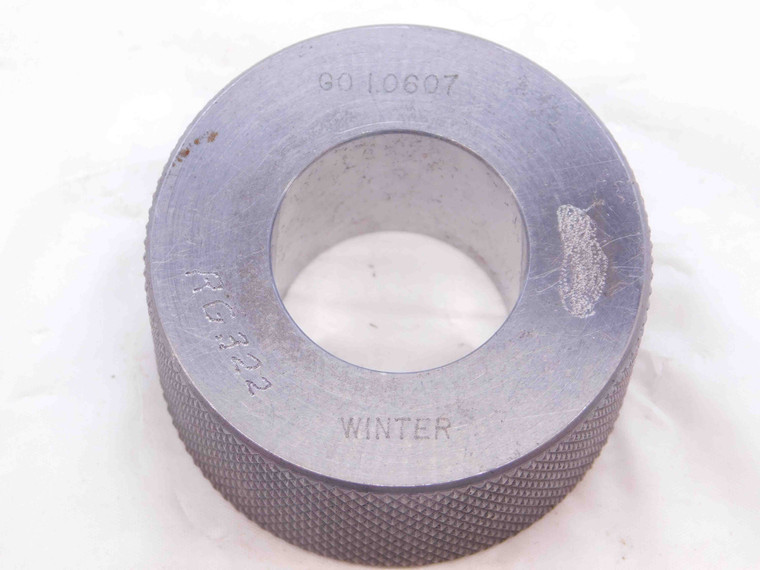 1.0607 MASTER PLAIN BORE RING GAGE 1.0625 -.0018 UNDERSIZE 1 1/16 27 mm CHECK - NS0783SLW