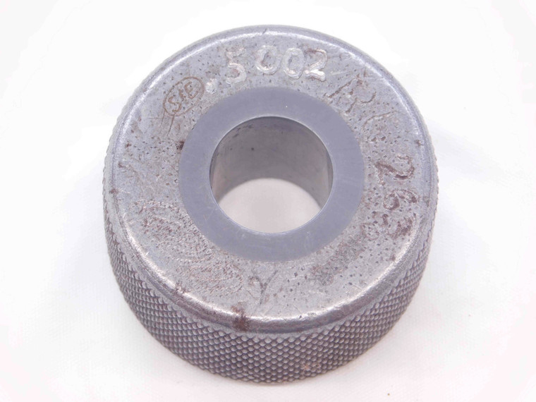 .5002 CL Y CARBIDE MASTER PLAIN BORE RING GAGE .5000 +.0002 1/2 12.705 mm CHECK - NS0822SLW