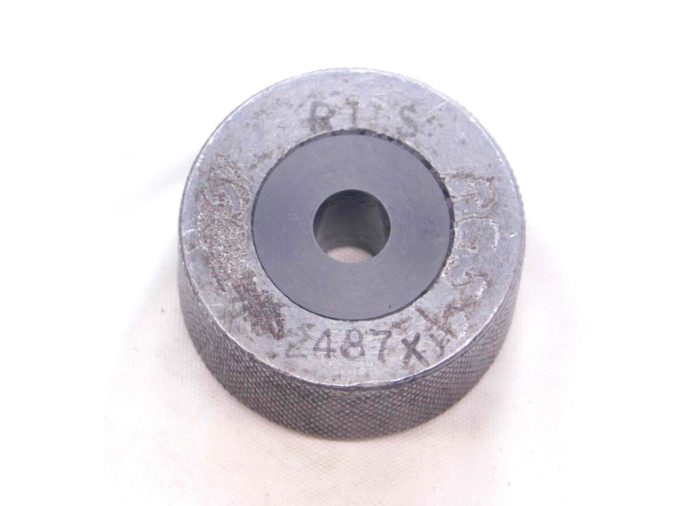 .2487 CL X CARBIDE MASTER PLAIN BORE RING GAGE .2500 -.0013 1/4 6.317 mm CHECK - NS0870SLW