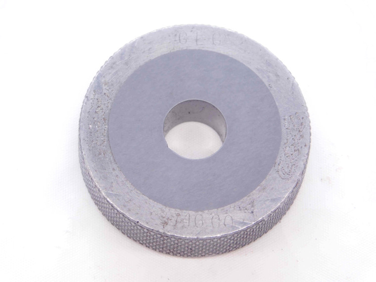 .3746 CARBIDE MASTER PLAIN BORE RING GAGE .3750 -.0004 UNDERSIZE 3/8 9.515 mm - NS0896SLW