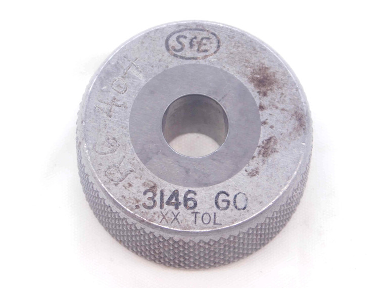 .3146 CL XX CARBIDE MASTER PLAIN BORE RING GAGE .3125 +.0021 OVERSIZE 5/16 8 mm - NS0944SLW