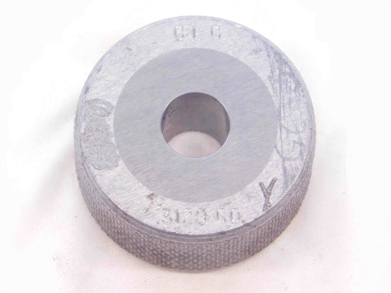 .3129 CL Y CARBIDE MASTER PLAIN BORE RING GAGE .3125 +.0004 OVERSIZE 5/16 8 mm - NS1007SLW