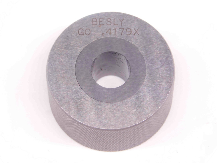 .4179 CL X CARBIDE MASTER PLAIN BORE RING GAGE .4219 -.0040 27/64 10.615 mm - NS1014SLW