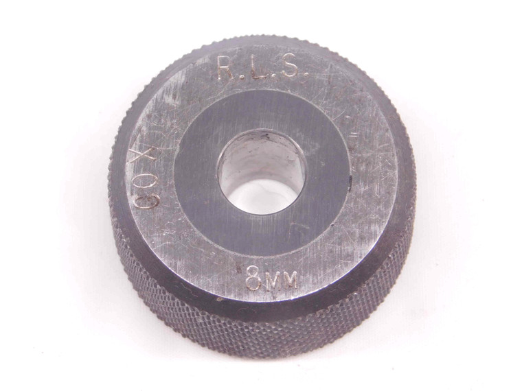 8.000 CLASS X MASTER PLAIN BORE RING GAGE ONSIZE 8mm .3150 8.00 INSPECTION CHECK - NS1023SLW