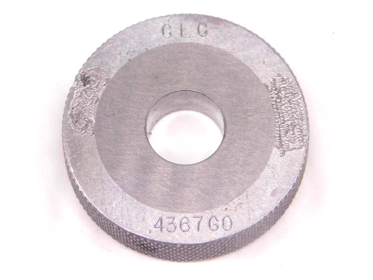 .4367 CARBIDE MASTER PLAIN BORE RING GAGE .4375 -.0008 UNDERSIZE 7/16 11 mm - NS1054SLW