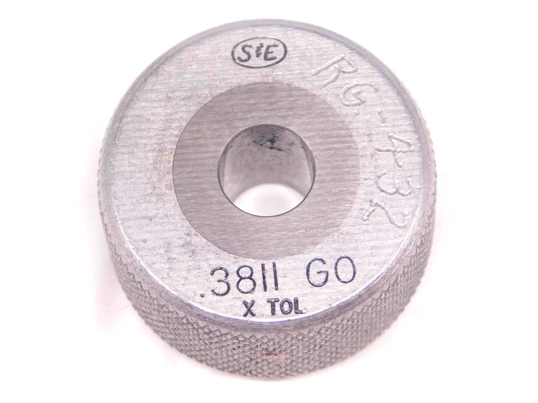 .3811 CL X CARBIDE MASTER PLAIN BORE RING GAGE .3750 +.0061 3/8 9.680 mm CHECK - NS1061SLW